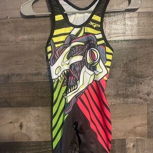 Youth wrestling singlet
